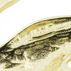 Gold Jaguar Pendant in 14K Yellow Gold - 8.3 Grams