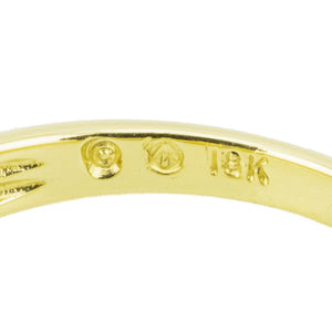 0.75ctw Oval Lab Ruby & Diamond Accented Gemstone Ring in 18K Yellow Gold - Size 6.25