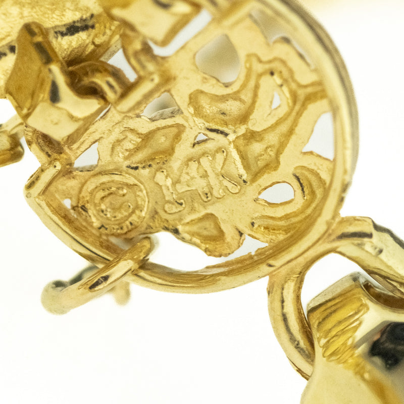 10mm Nautical 7.25" Bracelet in 14K Yellow Gold