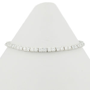 5.00ctw Lab Round Diamond 7.5" Tennis Bracelet in 14K White Gold
