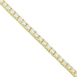 3.00ctw Round Brilliant Diamond 7" Tennis Bracelet in 14K Yellow Gold