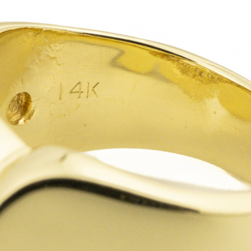 1.50ctw East-West VS2/K Marquise Diamond Halo Ring in 14K Yellow Gold - Size 6