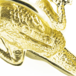 Frog Gold Pendant in 14K Yellow Gold - 3 Grams