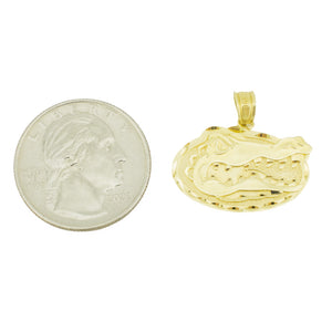 Gold Gators Pendant in 14K Yellow Gold - 2.5 Grams