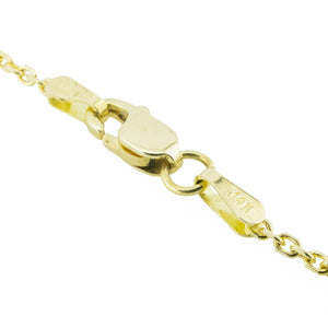 0.90ctw Round Brilliant Diamond Solitaire 18" Necklace in 14K Yellow Gold
