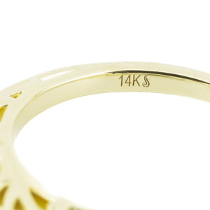 1.65ct SI1/L Oval Diamond Solitaire Engagement Ring in 14K Yellow Gold - Size 7