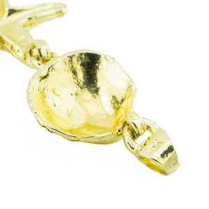 Sea Life Links 7.5" Bracelet in 14K Yellow Gold - 11.6 grams