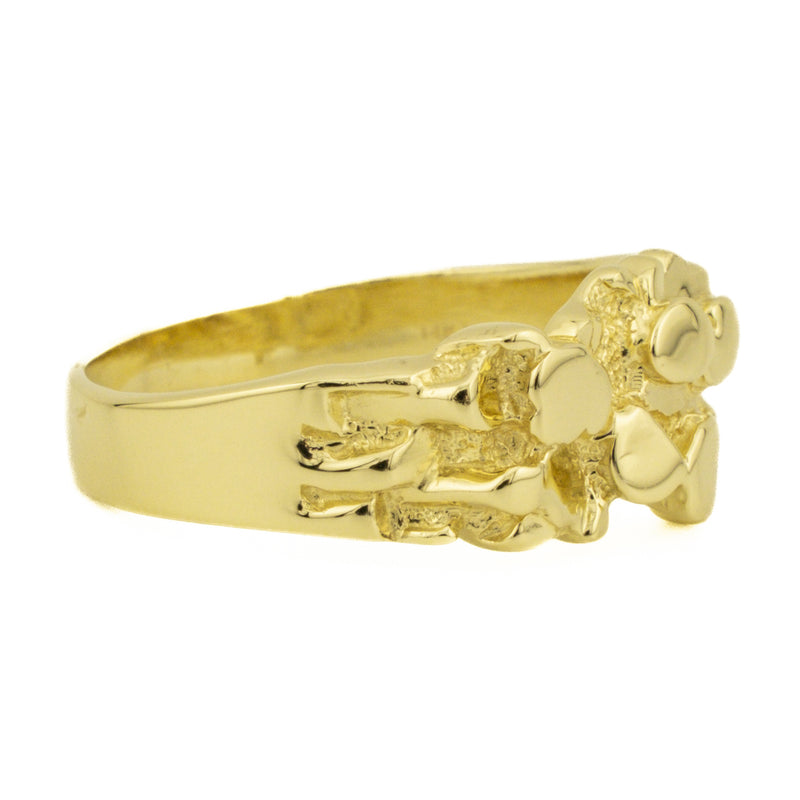 Gold Nugget Ring in 14K Yellow Gold - Size 11.25