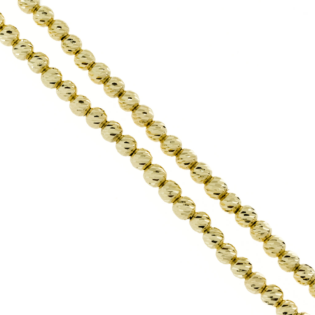 20" Add a Bead Chain in 14K Yellow Gold - 15.1 grams