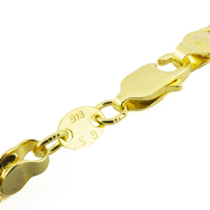 13mm Franco 22" Chain Necklace in 22K Yellow Gold - 38 Grams