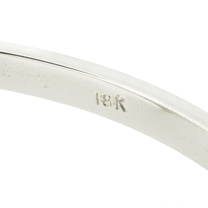 0.09ctw Diamond Accented 7" Fashion Nail Bracelet in 18K White Gold -19.1 Grams