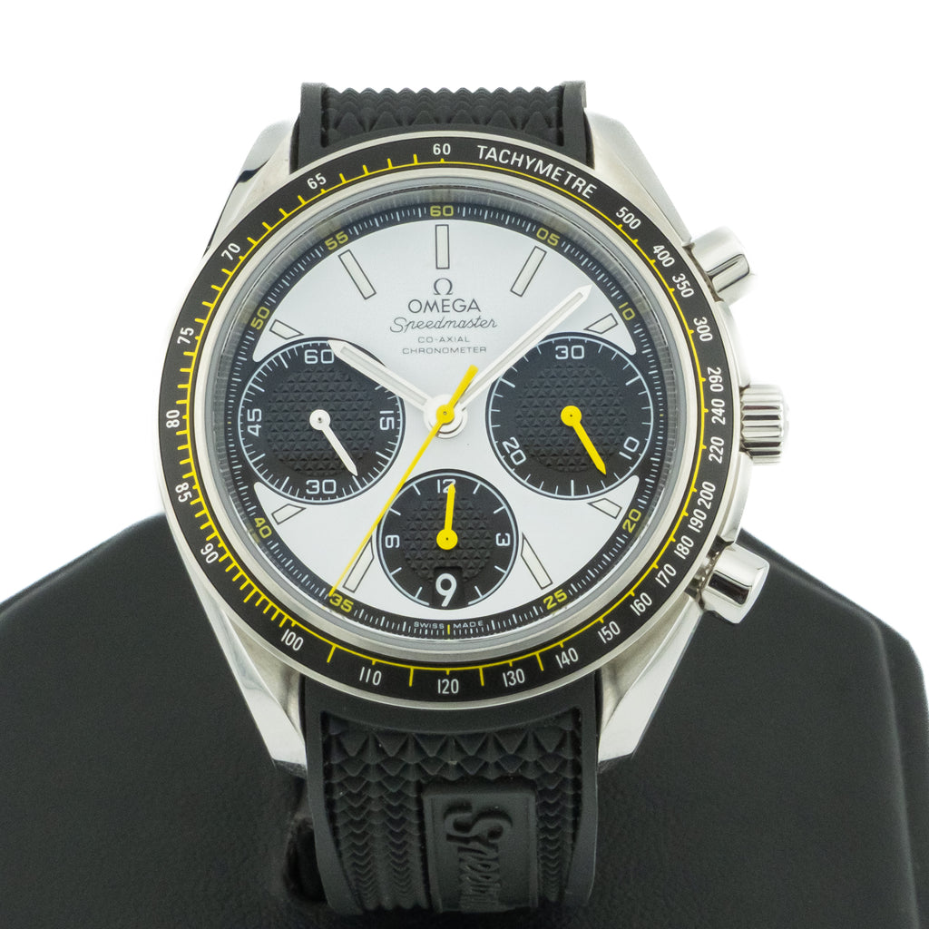 Omega Speedmaster Racing 40 mm Gent's Watch with Rubber Plus Steel Band