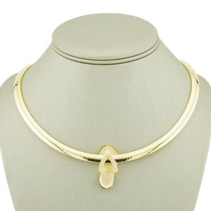 0.30ctw Diamond Accented Flipflop Pendant in 14K Yellow Gold - Chain Not Included