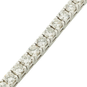 6.19ctw Round Diamond 7" Tennis Bracelet in 14K White Gold