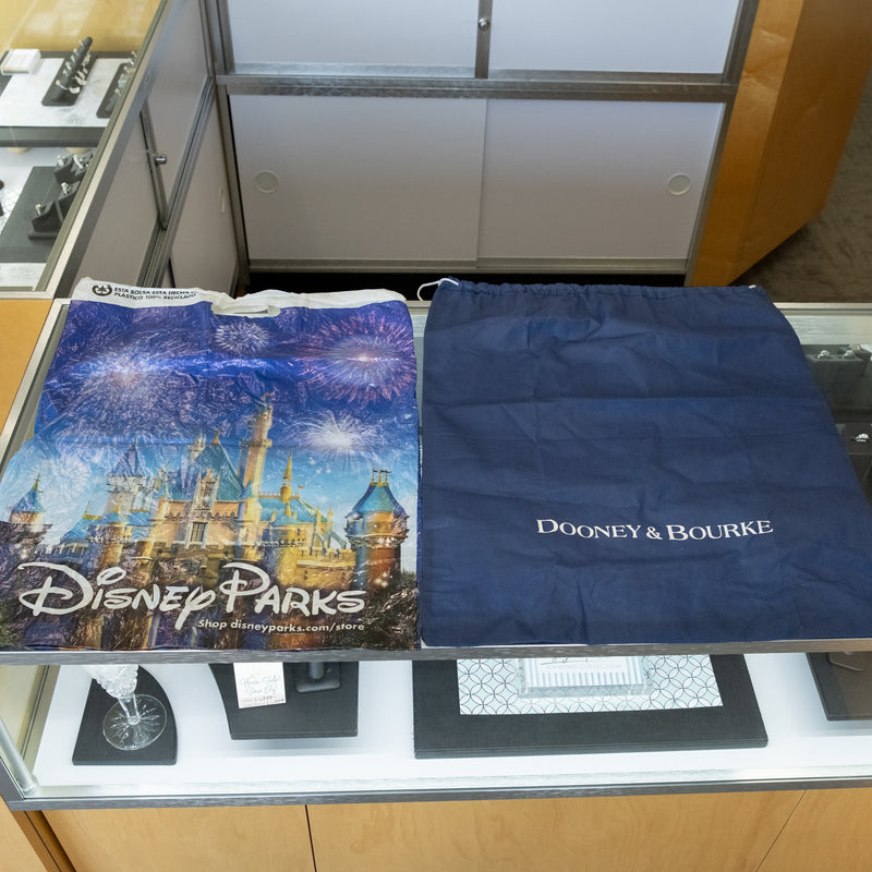 Walt Disney World 50th Anniversary Leather Dooney & Bourke Tote Bag