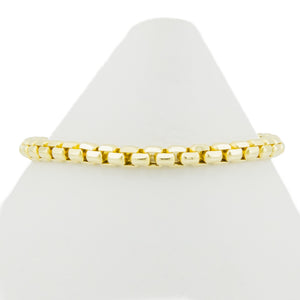 Gold Box Bracelet 8" Bracelet in 14K Yellow Gold - 10.6 grams