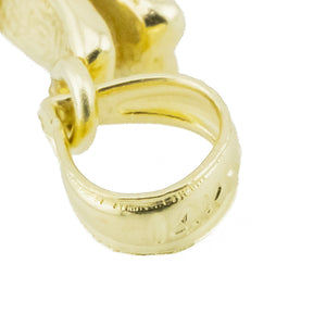 Gold Gators Pendant in 14K Yellow Gold - 2.6 Grams