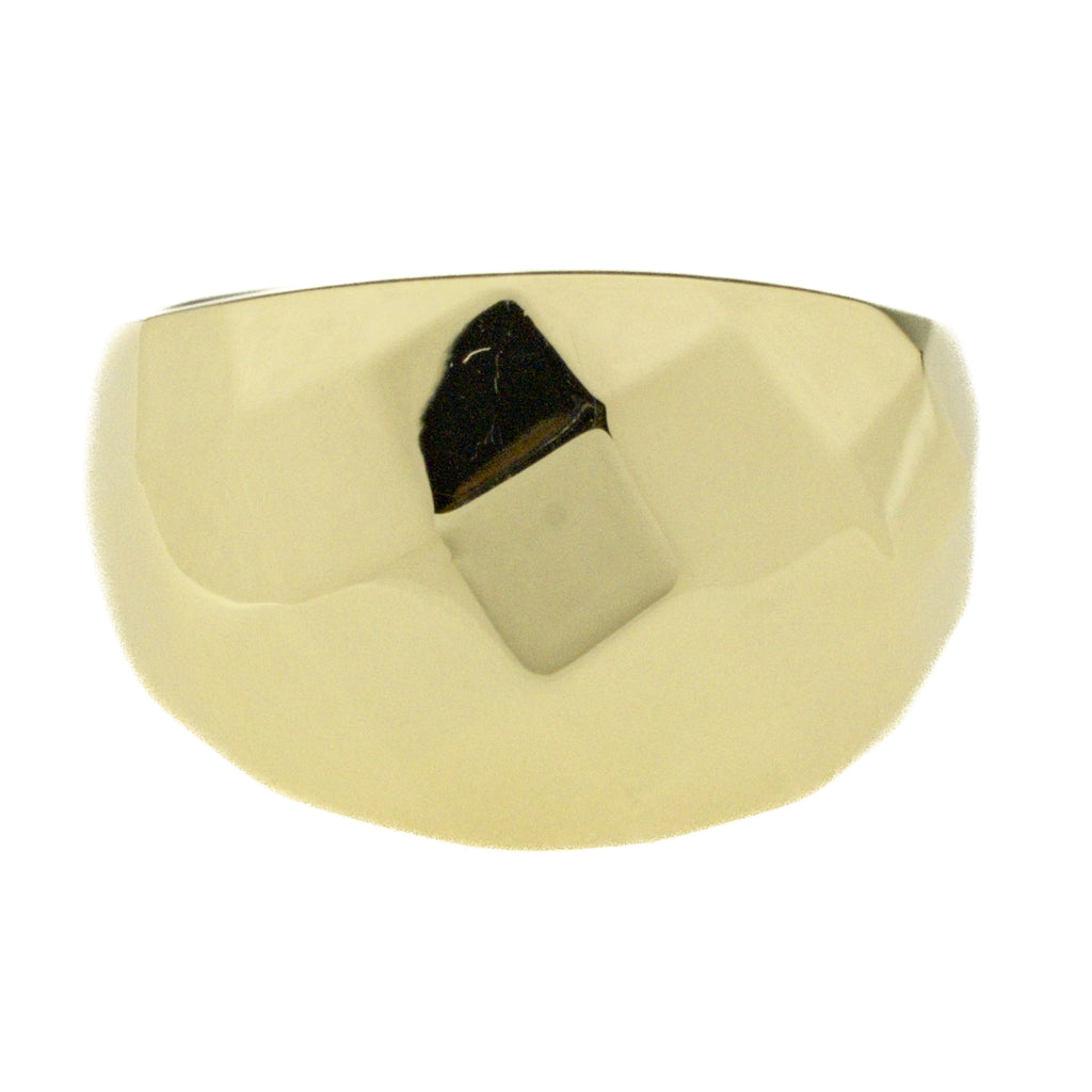 Fashion Gold Ring in 14K Yellow Gold - Size 7.75