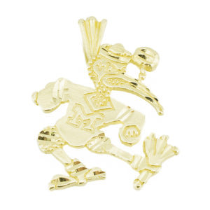 University of Miami Hurricanes Ibis Pendant in 14K Yellow Gold - 1.6 Grams