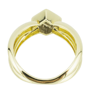 0.50ctw Diamond Accented Fashion Ring in 14K Yellow Gold - Size 7