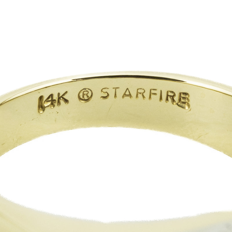 0.50ctw Diamond Accented Fashion Ring in 14K Yellow Gold - Size 6.5