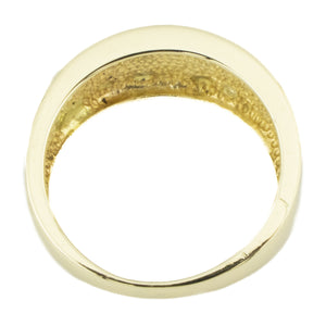 Ladies Fashion Laces Gold Ring in 14K Yellow Gold - Size 6.75