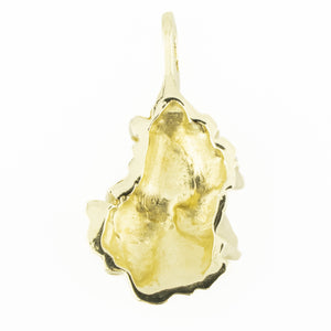 Gold Nugget Pendant in 14K Yellow Gold - 5.4 Grams