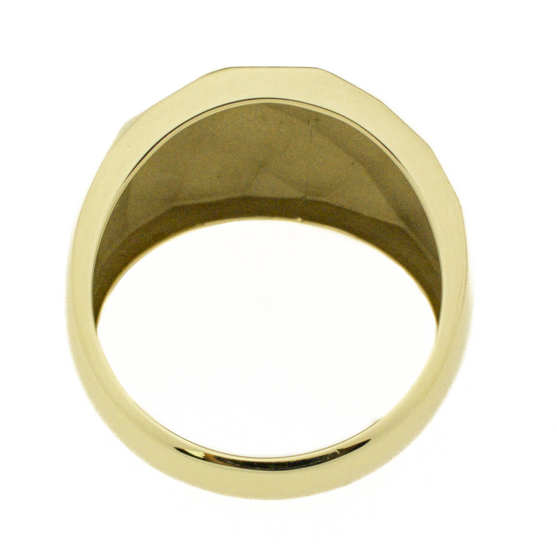 Fashion Gold Ring in 14K Yellow Gold - Size 7.75