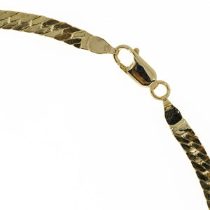 20" Herringbone Chain Necklace in 14K Yellow Gold
