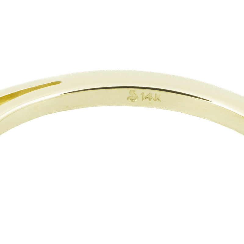 GIA 0.86ctw Marquise Diamond & Accented Engagement Ring in 14K Yellow Gold - Size 7
