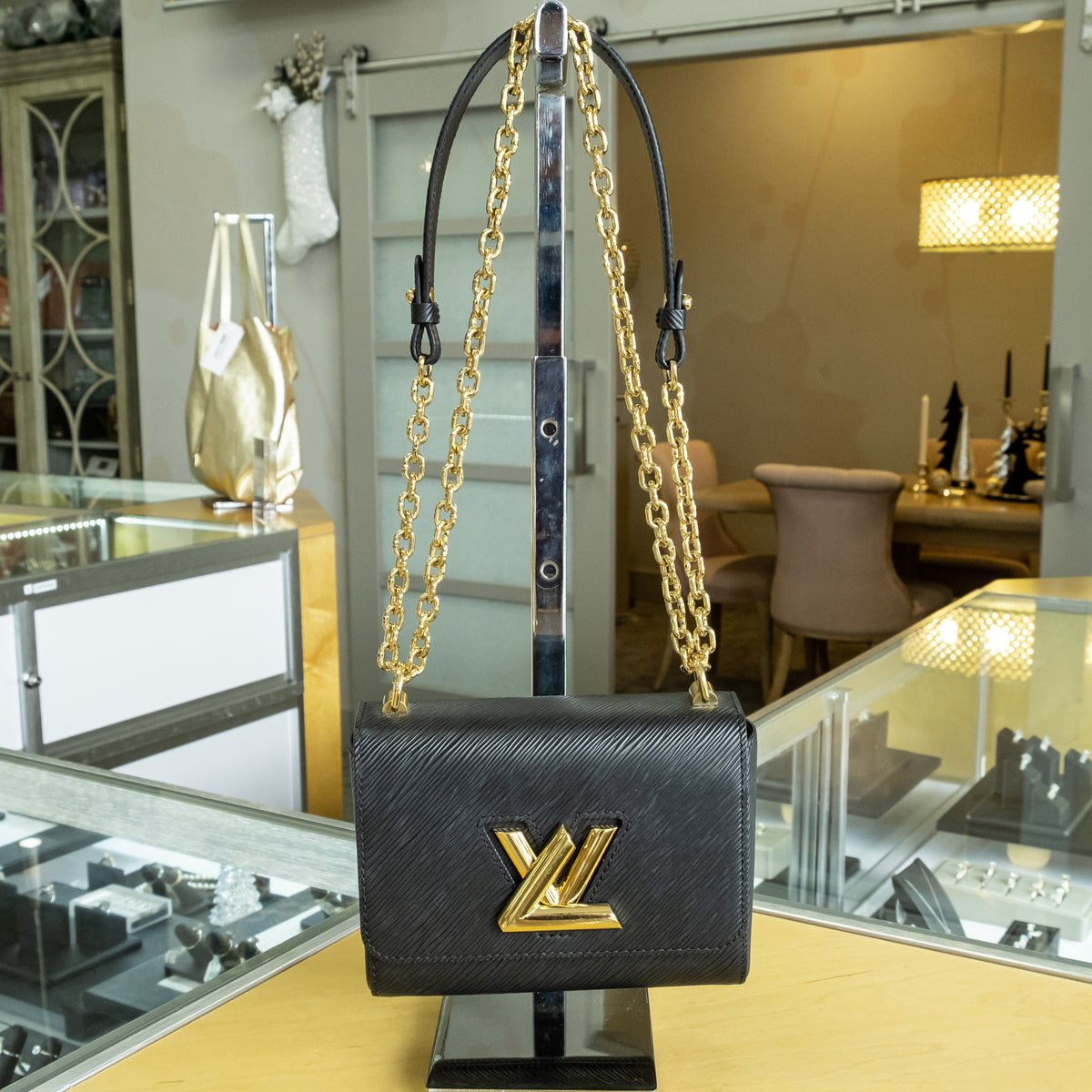 Louis Vuitton Twist PM Chain Bag - Black - M2119 – Oaks Jewelry