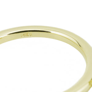 2.31ctw European J/I1 Diamond Solitaire Engagement Ring in 14K Yellow Gold - Size 6.75