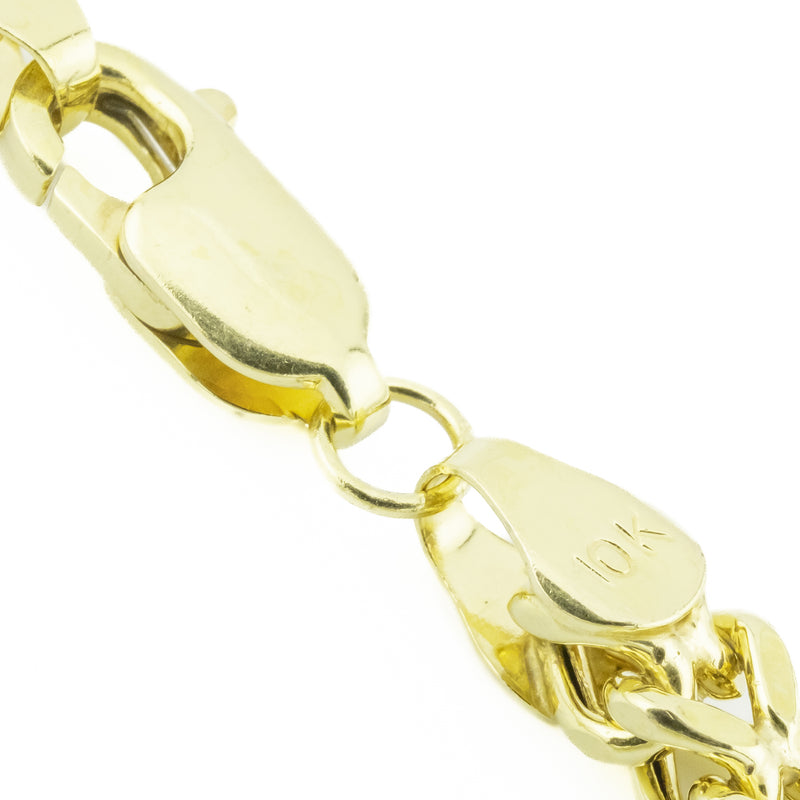 4mm Franco 27" Chain Necklace in 10K Yellow Gold - 28.7 Grams