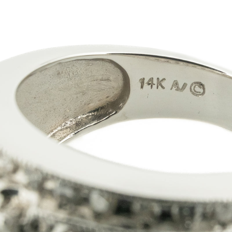 0.50ctw Diamond Fashion Ring in 14K White Gold - Size 5.75