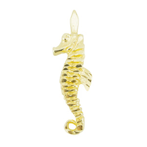 Gold Seahorse Pendant in 14K Yellow Gold - 1.8 Grams