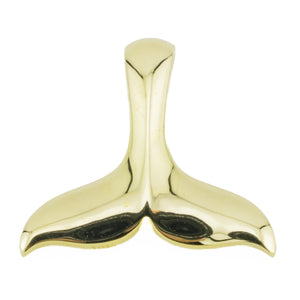 Whale Tail Pendant in 14K Yellow Gold - 1.6 Grams