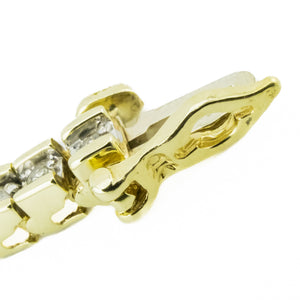1.00ctw Round Brilliant Diamond 7.25" Tennis Bracelet in 10K Yellow Gold