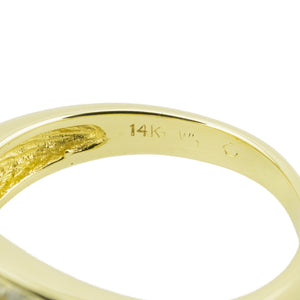 0.25ctw Diamond Accented Band in 14K Yellow Gold - Size 5.5