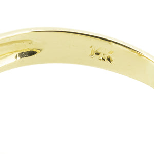 1.00ctw Oval Ruby & Diamond Accented Gemstone Ring in 14K Yellow Gold - Size 7