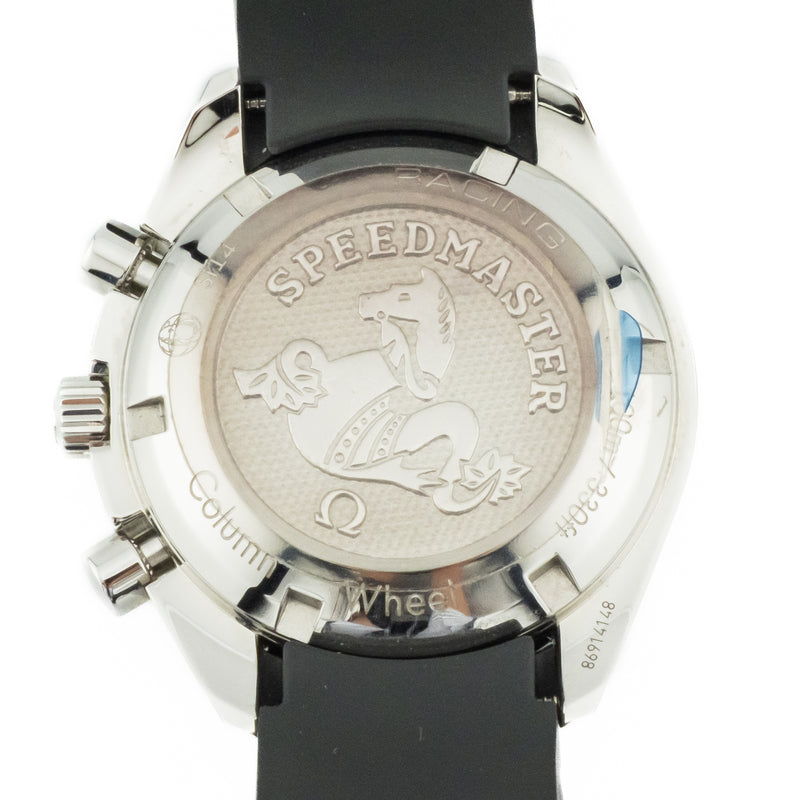 Omega Speedmaster Racing 40 mm Gent's Watch with Rubber Plus Steel Band