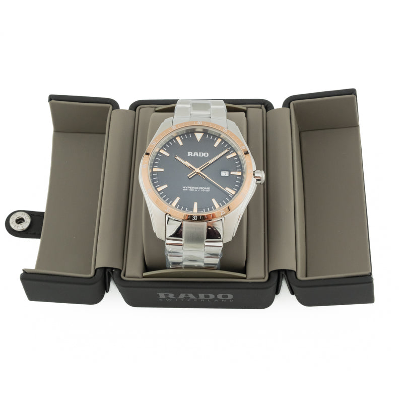 Rado HyperChrome UTC Men's Watch R32502163 - Rose Tone