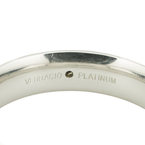 0.24ctw Round Diamond Men's Wedding Band Ring in Platinum - Size 13