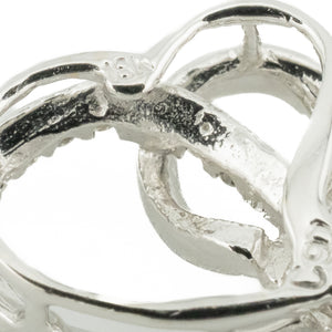 1.20ctw Oval Tanzanite with Diamond Accents Pendant in 14K White Gold - Chain Not Included