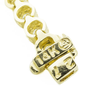 4.22ctw Round Brilliant Diamond 7" Tennis Bracelet in 14K Yellow Gold