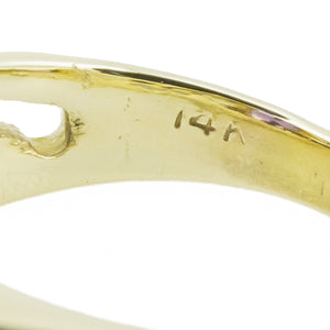 3.15ctw Emrald Cut Amethyst Solitaire Ring in 14K Yellow Gold - Size 6