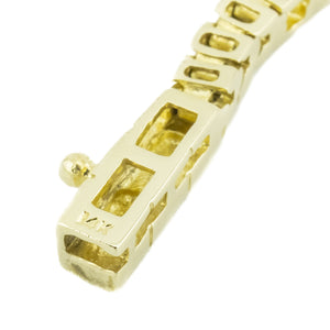 1.00ctw Round Brilliant Diamond 7" Tennis Bracelet in 14K Yellow Gold