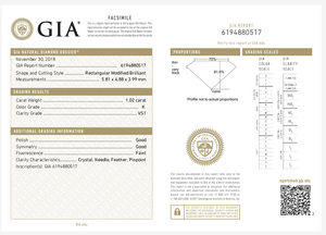 GIA 1.02ctw Princess Cut Diamond Solitaire Pendant in 14K Yellow Gold - Chain Not Included