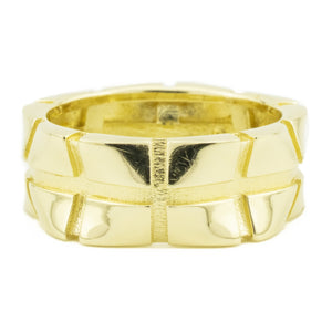 7.5mm Ladies Fashion Gold Ring in 14K Yellow Gold - Size 6