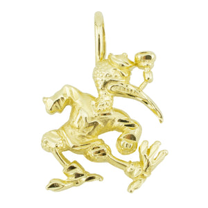 University of Miami Hurricanes Ibis Pendant in 14K Yellow Gold - 4.4 Grams