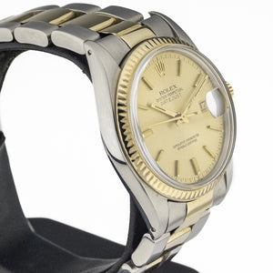 1981 Rolex Datejust 36mm in Stainless Steel and 14K Gold Oyster - 16013
